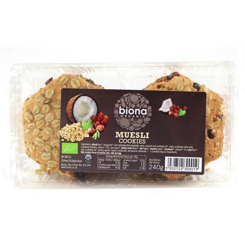 Biona Organic Muesli Cookies 240g