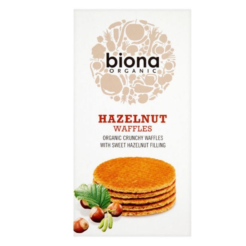 Biona Organic Hazelnut Waffles 175g