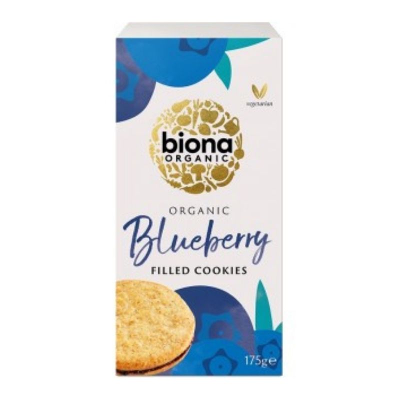 Biona Organic Blueberry Filled Cookies 175g