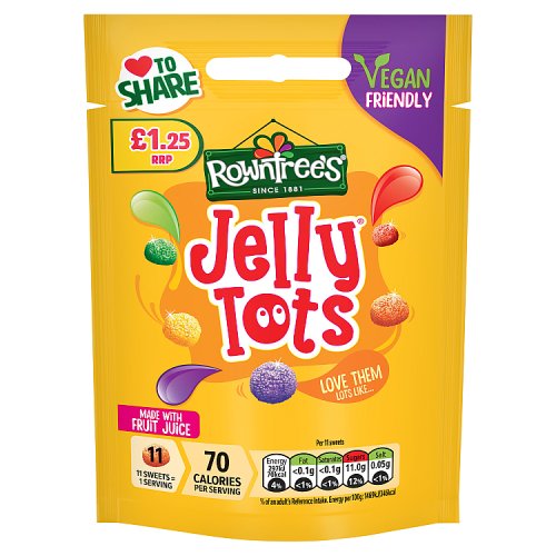 Rowntrees Pouch Jelly Tots PM £1.25 120g NEW
