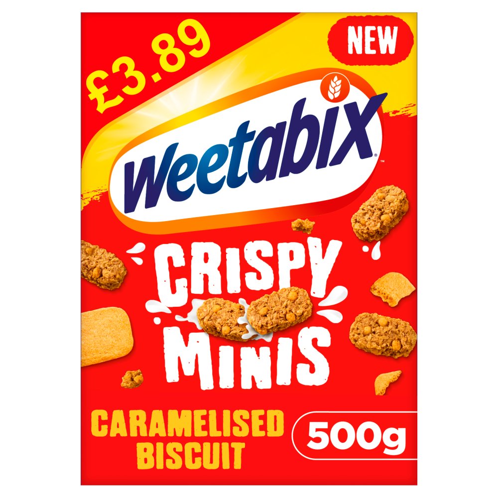 Weetabix Caramelised Crispy Minis PM £3.89 500g