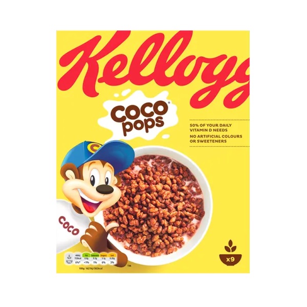 Kelloggs Coco Pops Cereal 295g (B)