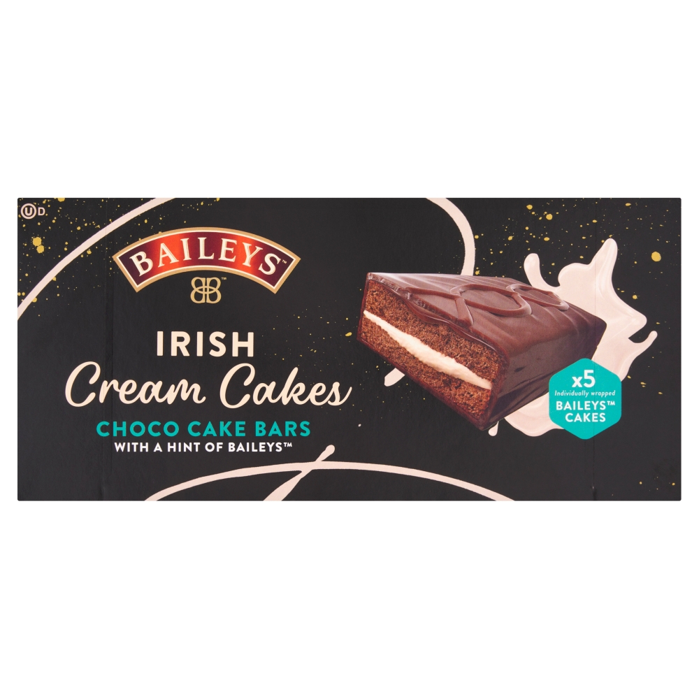 Baileys Irish Cream Cakes Choco Cake Bars 5pk (5 x 39g) NEW