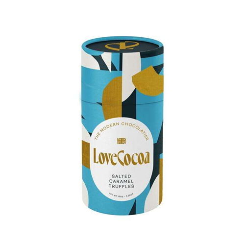 Love Cocoa Chocolate Truffle Tube Salted Caramel 150g