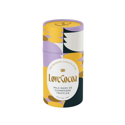 Love Cocoa Chocolate Truffle Tub Milk Marc De Champagne 150g