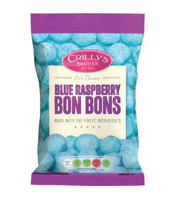 Crillys Blue Raspberry Bon Bons 100g