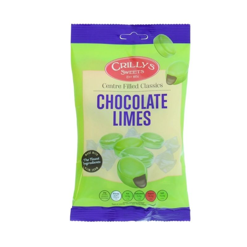 Crillys Chocolate Limes 100g