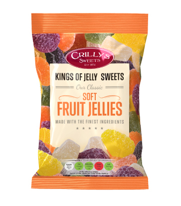 Crillys Soft Fruit Jellies 100g