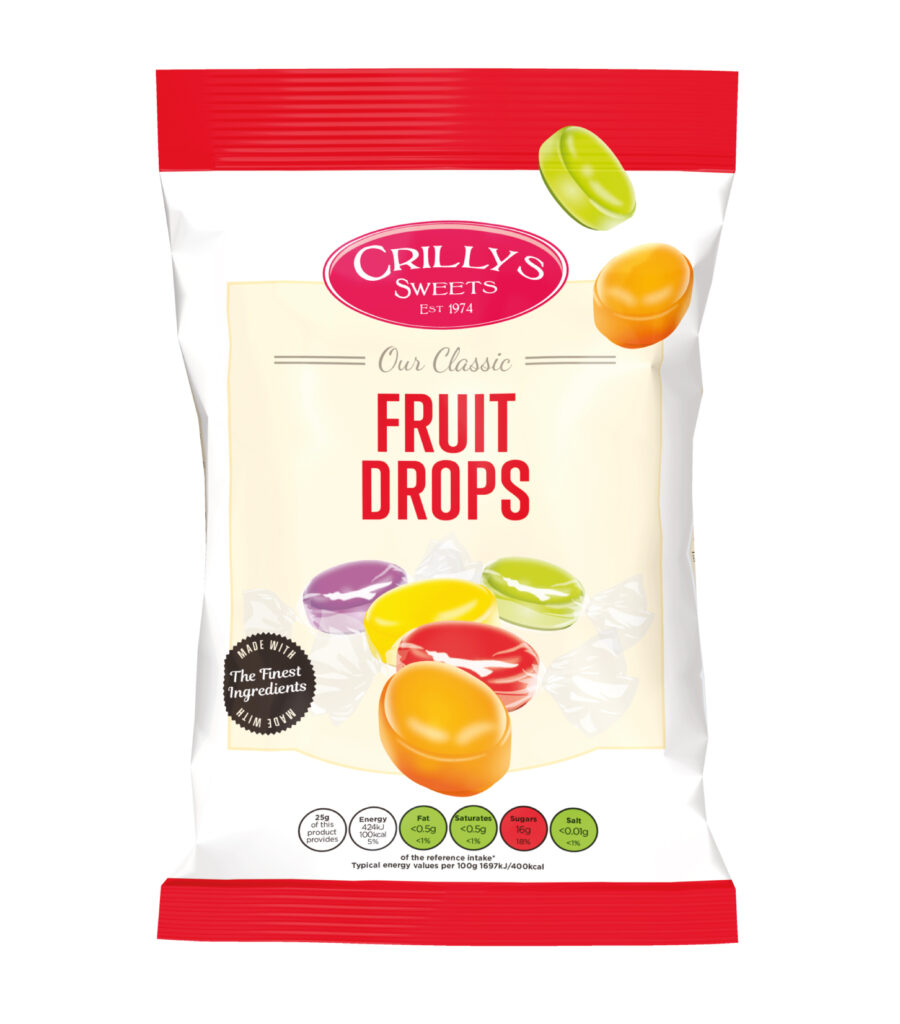 Crillys Fruit Drops 100g