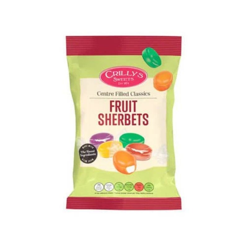 Crillys Fruit Sherbets 100g