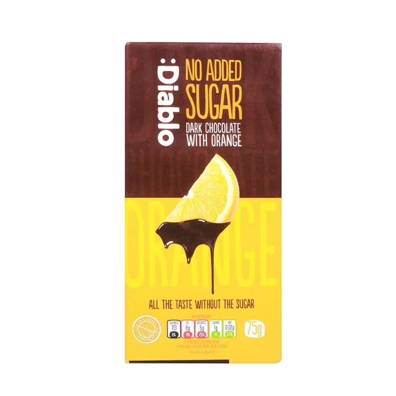 Diablo Dark Chocolate With Orange NAS 75g