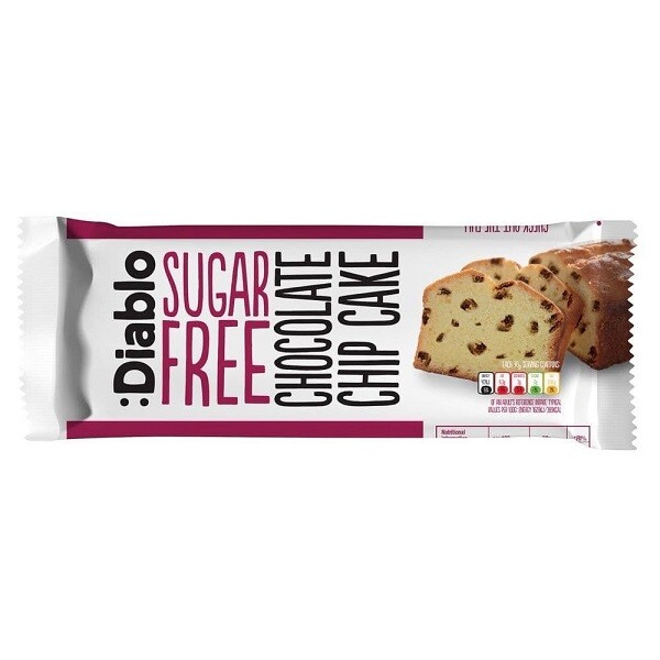 Diablo Chocolate Chip Cake Sugar Free 200g
