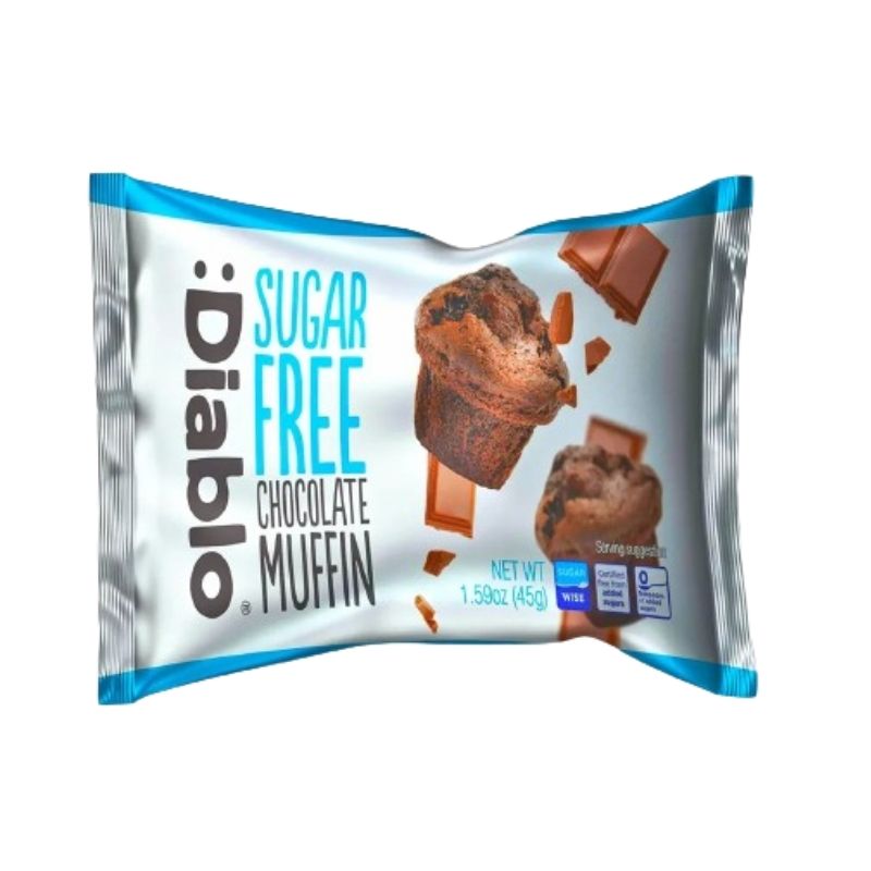 Diablo Single Chocolate Muffin Sugar Free 45g