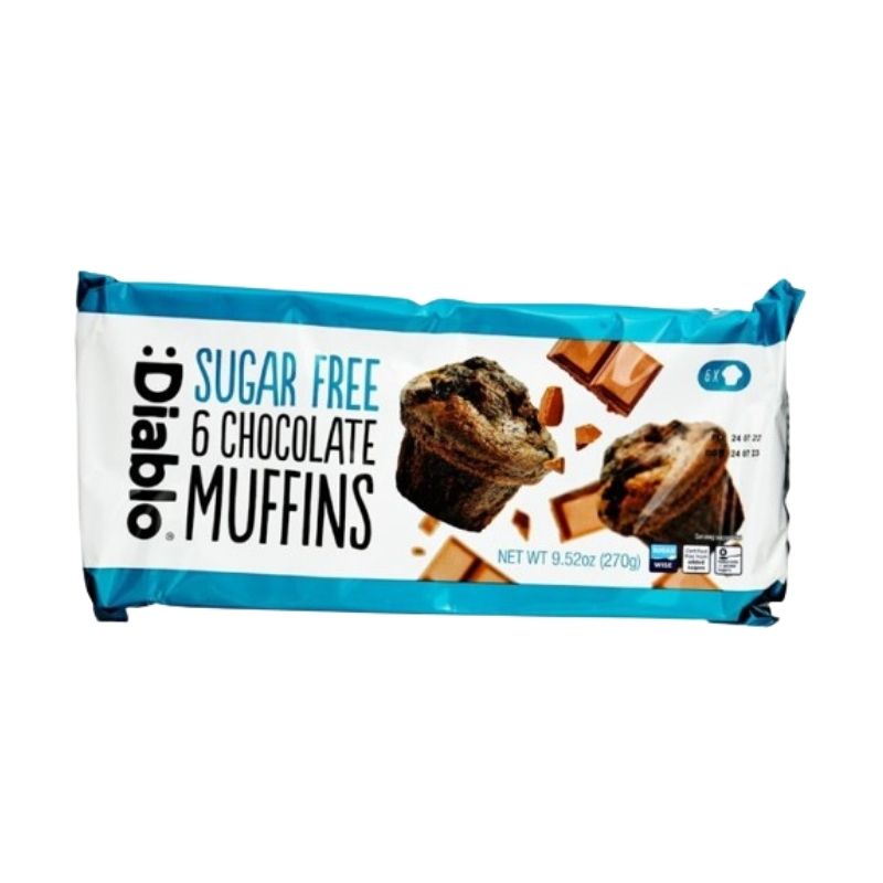 Diablo Chocolate Muffins 6pk (6 x 45g)