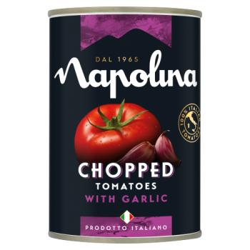 Napolina Chopped Tomatoes & Garlic 400g