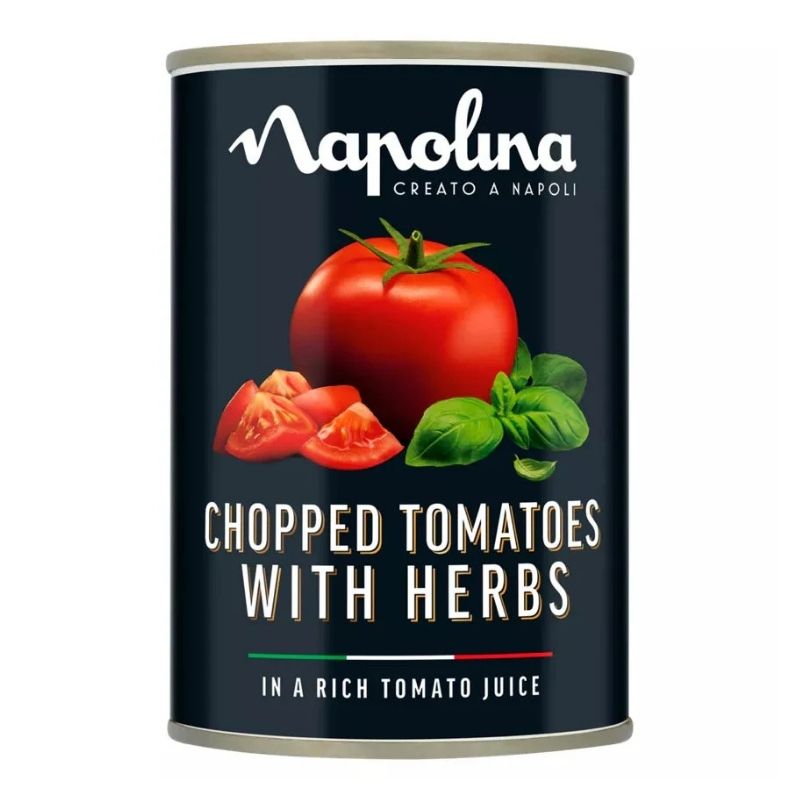 Napolina Chopped Tomatoes With Herbs 400g