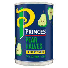 Princes Pear Halves In Light Syrup 410g