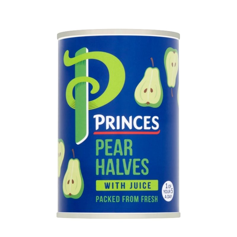 Princes Pear Halves In Juice 410g