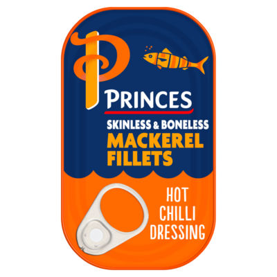 Princes Mackerel Fillets Hot Chilli Dessing 125g