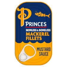 Princes Mackerel Fillets Mustard Sauce 125g