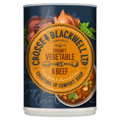 Crosse & Blackwell Chunky Vegetable & Beef Soup 400g