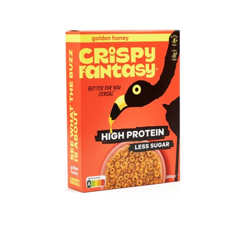Crispy Fantasy Cereal Golden Honey 250g