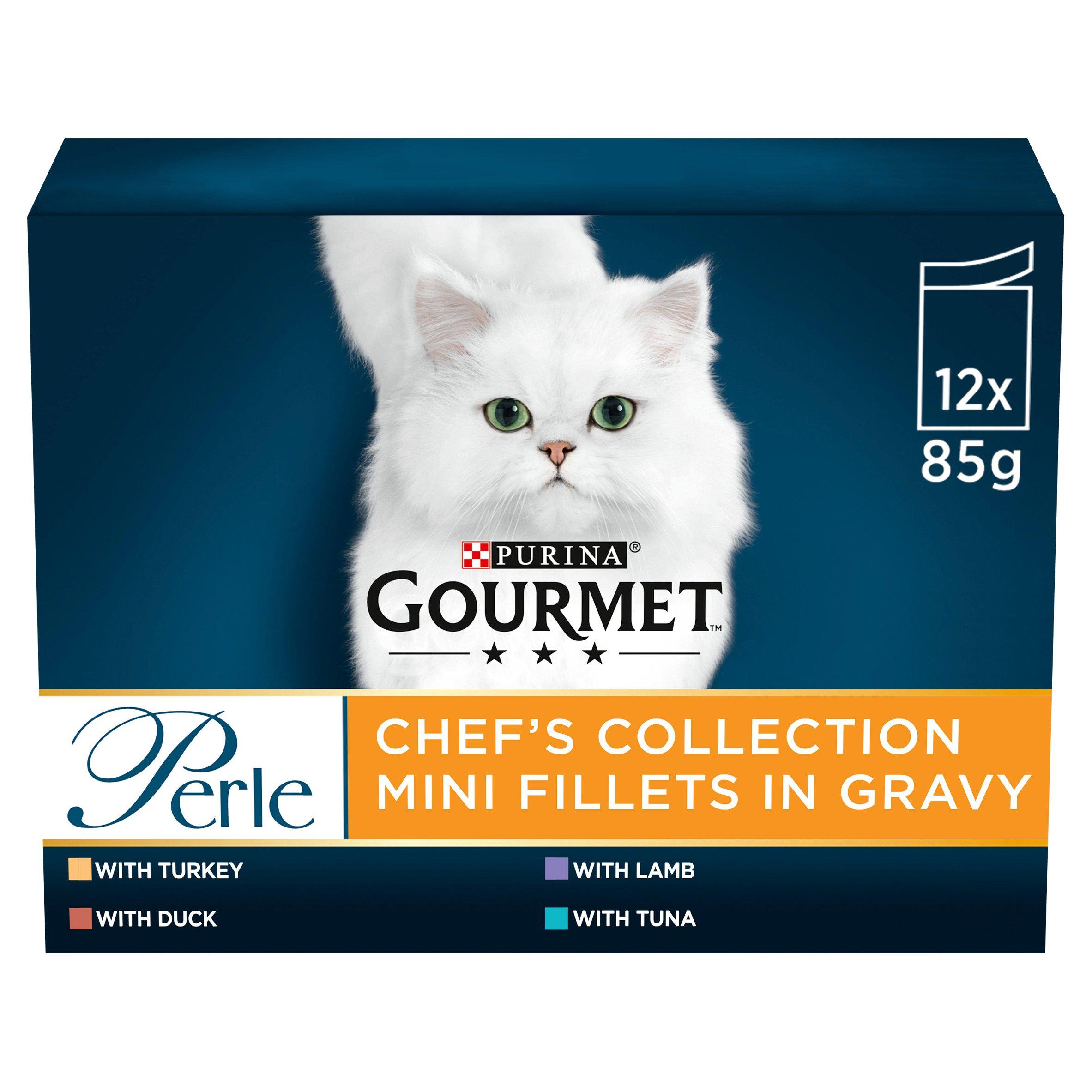 Gourmet Perle Senior 7+ in Gravy Mixed Variety Chicken (12 x 85g)
