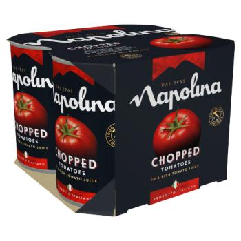 Napolina Chopped Tomatoes 4pk (4 x 400g)