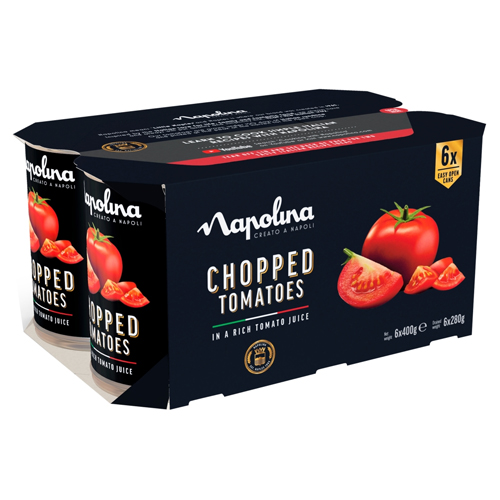 Napolina Chopped Tomatoes 6pk (6 x 400g)