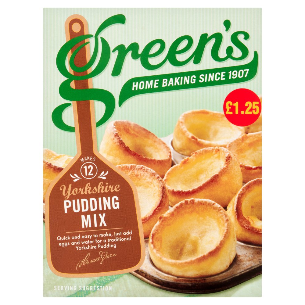 Green's Yorkshire Pudding Mix 125g PM £1.25