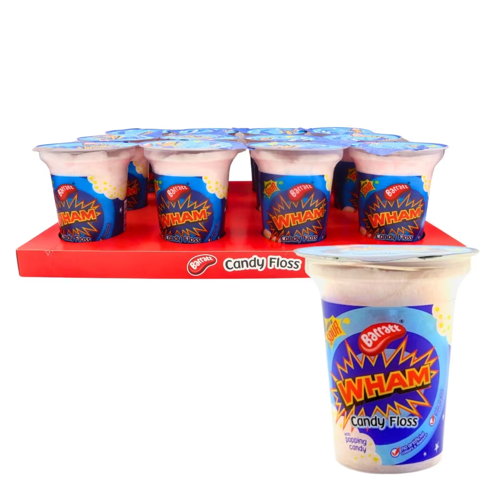 Barratt Wham Candy Floss Cups 20g