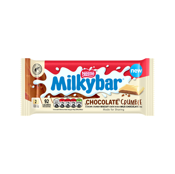 (DELIST) Milkybar White Chocolate Crumble Block 90g