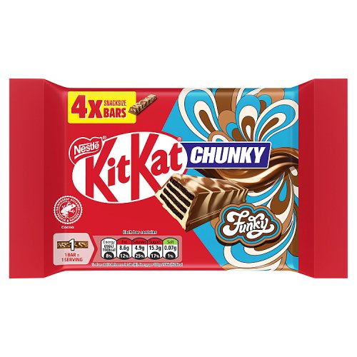 KitKat Chunky Funky 4pk (4 x 32g) NEW