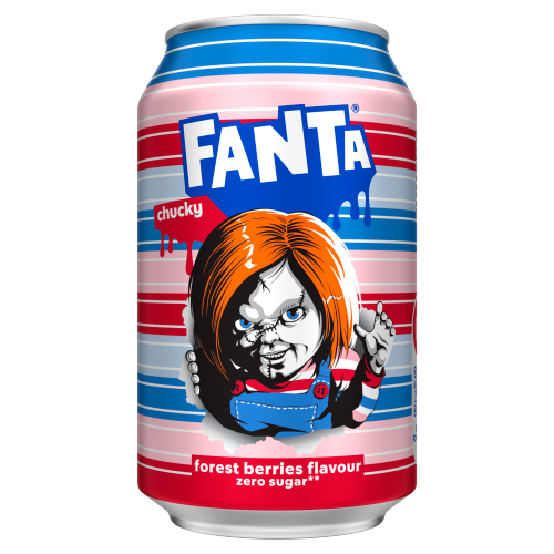 (DISCONTINUED) Fanta Chucky Forest Berries Zero 330ml NEW (B)