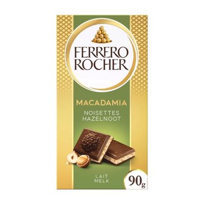 Ferrero Rocher Tablets  Macadamia 90g NEW