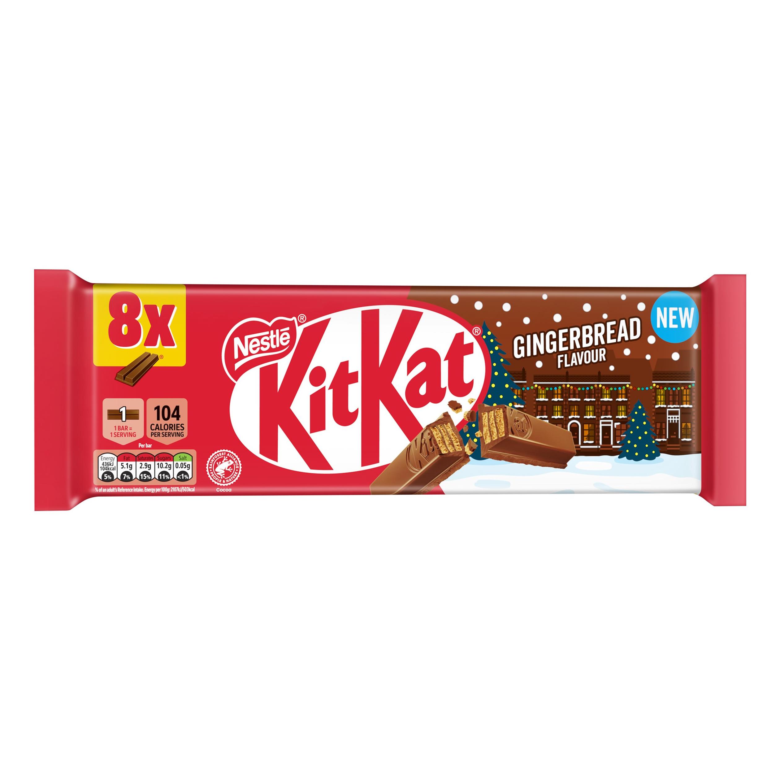 KitKat 2 Finger Gingerbread 8pk (8 x 20.7g)