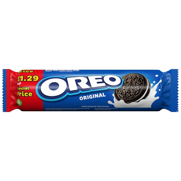 (DELIST) Oreo Cookies Original PM £1.29 154g (HS)