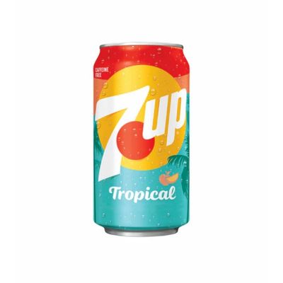 USA 7Up Tropical 355ml NEW