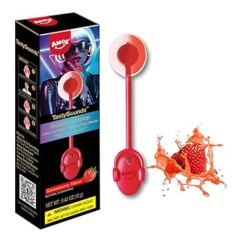 USA Amos Audio Lollipop Strawberry (24 x 12g) 288g