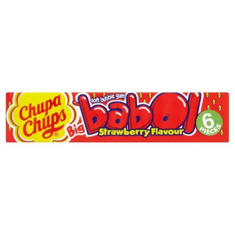 Chupa Chups Babol Gum Strawberry 27.6g (B)