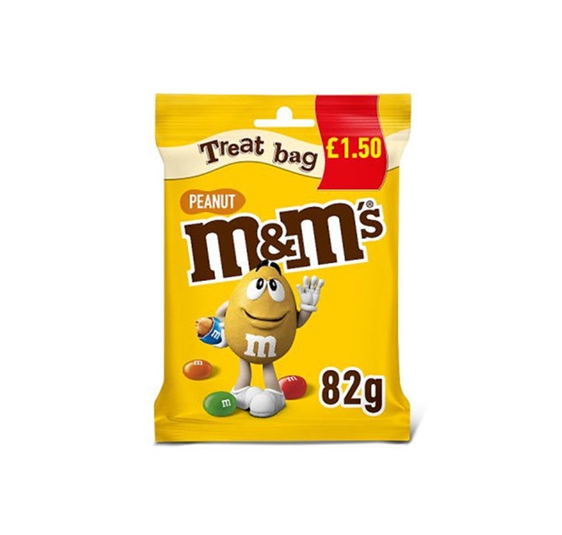M&Ms Treat Bag Peanut 82g PM £1.69