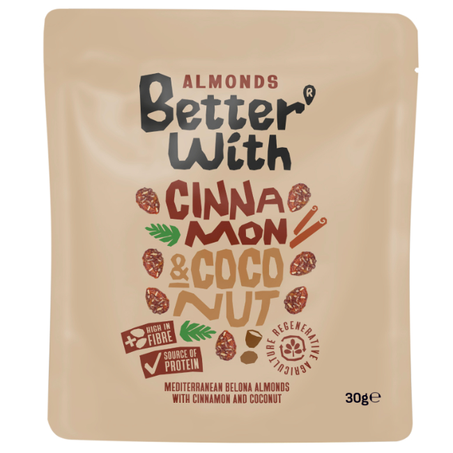 Better With Cinnamon & Coconut Almonds 30g