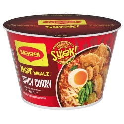 Maggi Hot Mealz Spicy Curry Flavour Noodles 90g