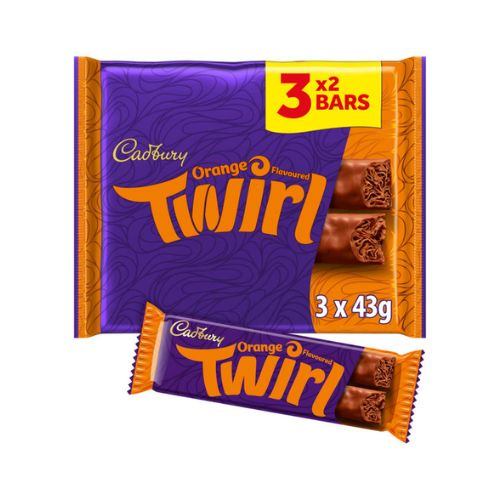 Cadbury Twirl Orange 3pk (3 x 43g)