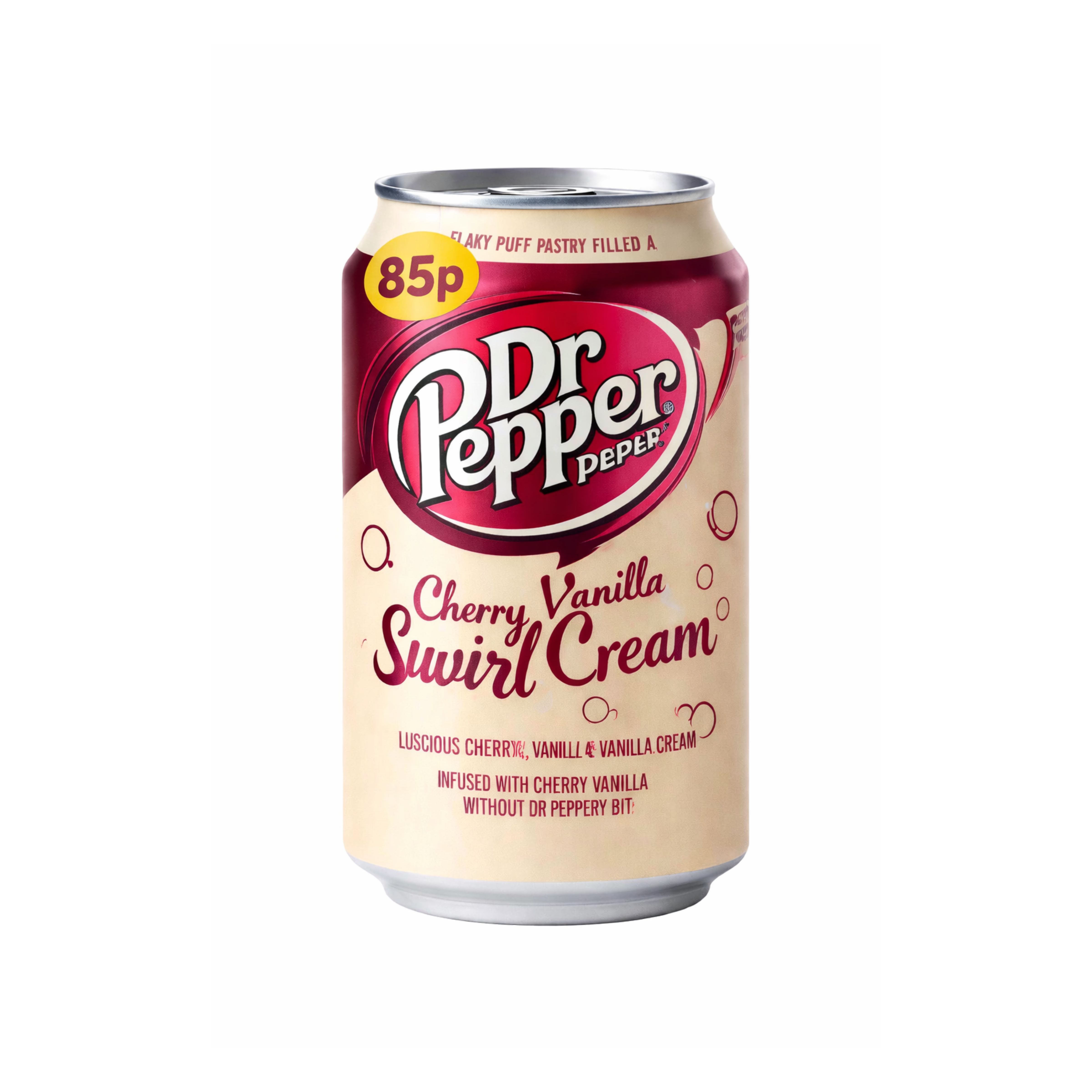 Dr Pepper Cream Swirl 330ml PM 85p NEW