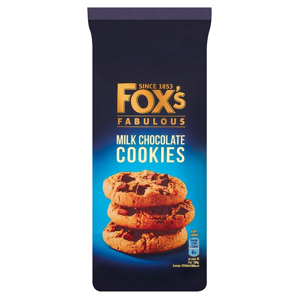 Foxs Chunkie Cookies Milk Chocolate 180g (E)