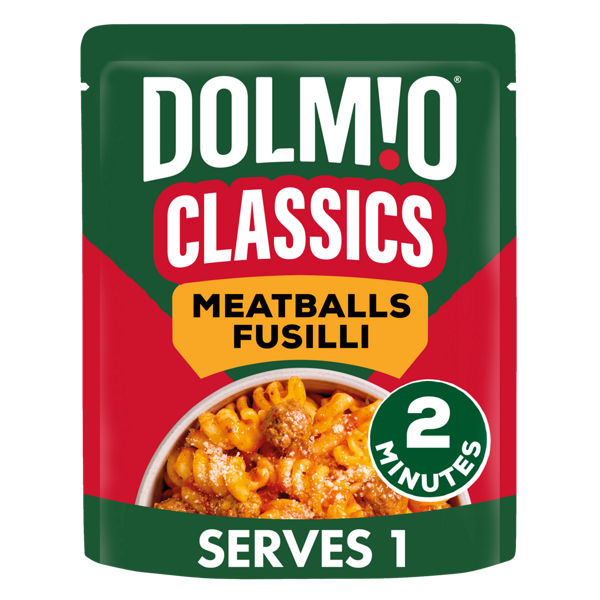 Dolmio Classics Meatballs Fusilli 250g NEW