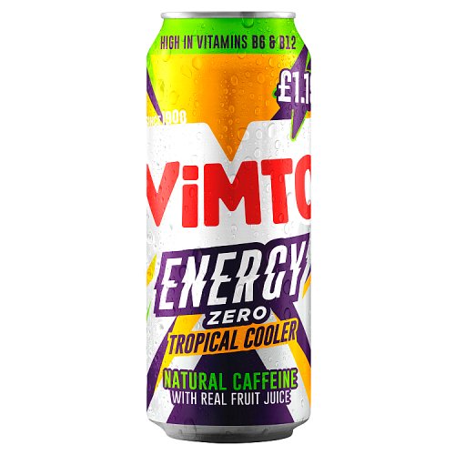 Vimto Energy Tropical PM £1.19 500ml NEW