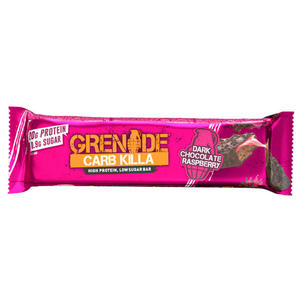 Grenade Protein Bar Carb Killa Dark Chocolate Raspberry 60g