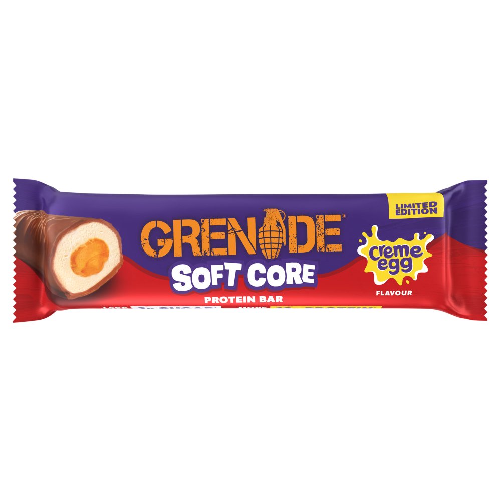 Grenade Protein Bar Soft Core Crème Egg Ltd 45g NEW